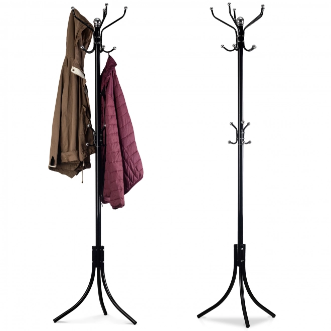 Standing Clothes Hanger with Hooks