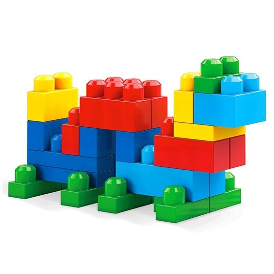 60 velkých kostek pro malé stavitele
