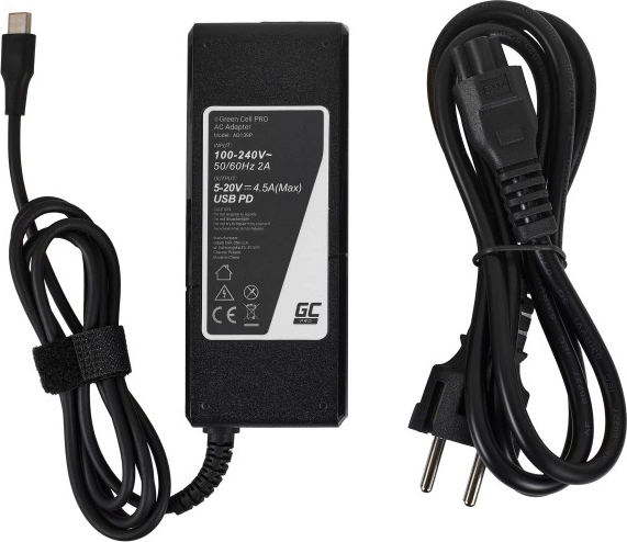 Puissance 90 W avec Power Delivery