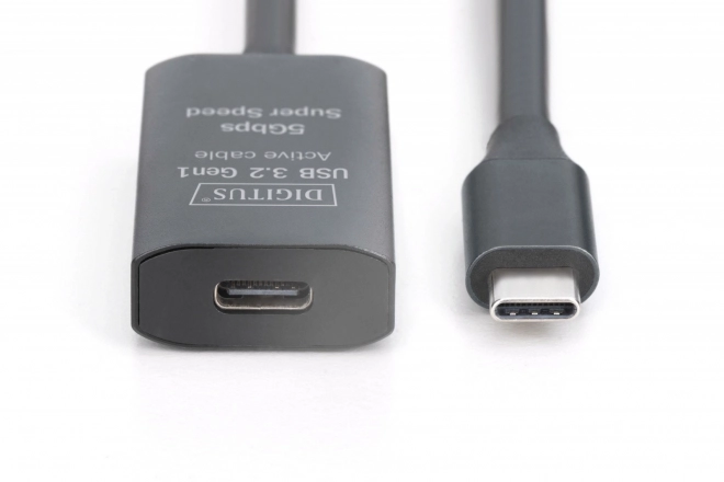 Active USB-C Extension Cable - USB-C, USB 3.2 Gen1, 10m