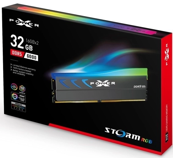 Memory DDR5 XPOWER Storm RGB 32GB/6000 2x16GB gray
