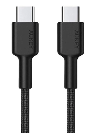 Nylon USB C - USB C kábel 0,9m
