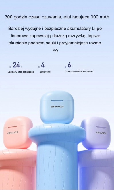 Auricolari Bluetooth 5.3 con riduzione del rumore enc AWEI