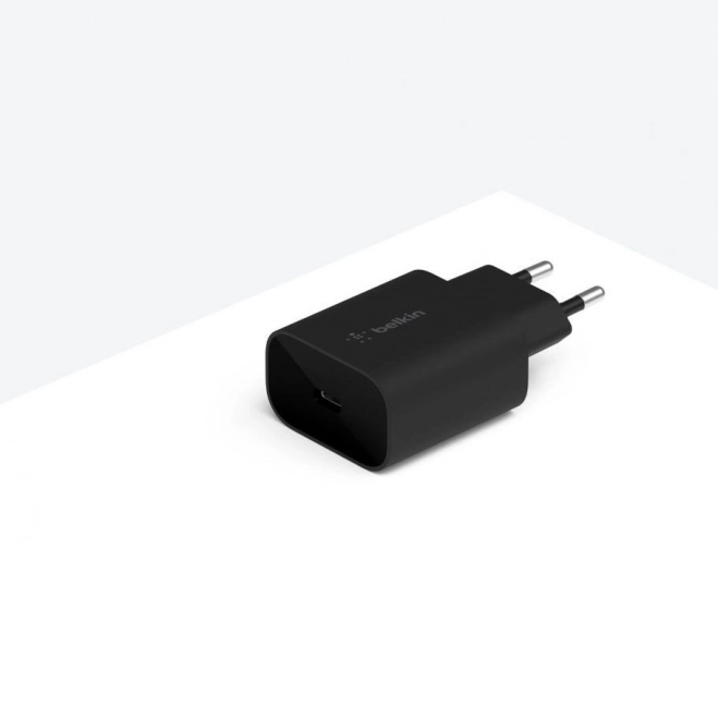 Čierna sieťová nabíjačka 25W USB-C PD 3.0 PPS