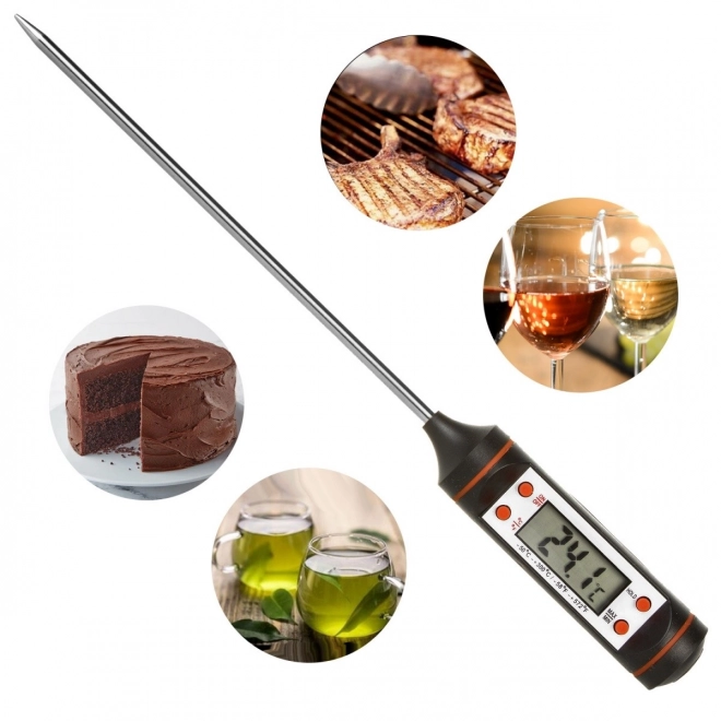 Food Thermometer Probe GreenBlue