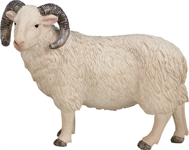 Lifelike wool texture and detailed horns