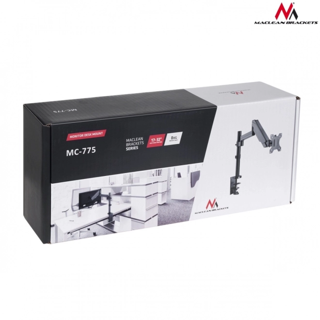 Gas Spring Desk Monitor Mount