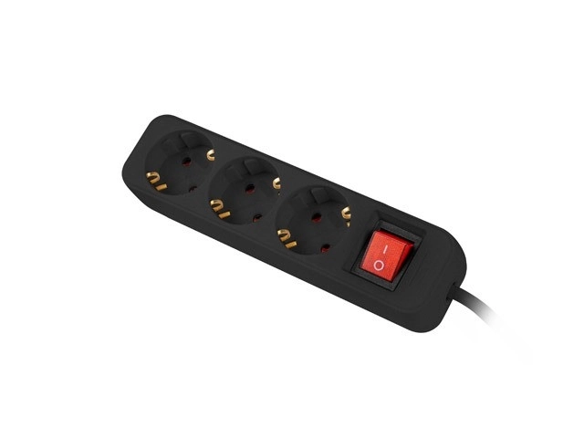 Extension Cord 1.5m with 3 Outlets