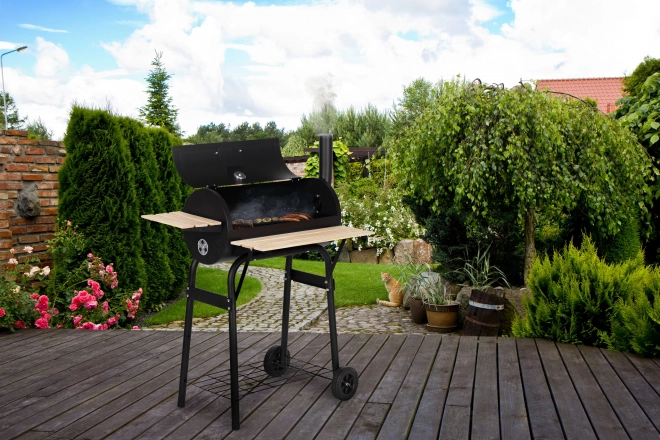 Large Garden Grill with Thermometer