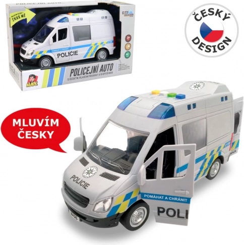 MaDe furgone della polizia a retrocarica con voce dell’equipaggio, 21 cm