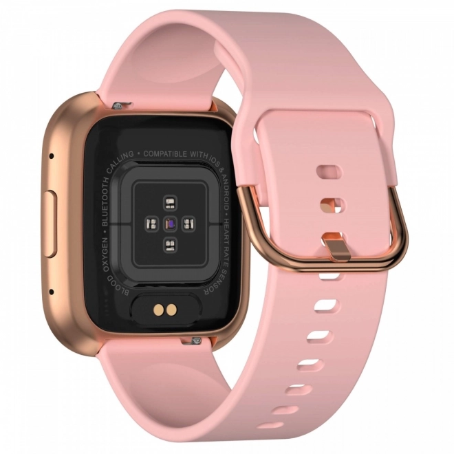 Elegant Gold Smartwatch with Bluetooth