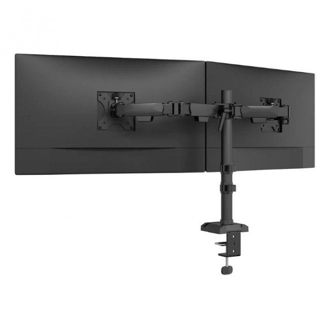 Adjustable dual monitor arm