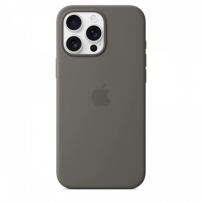 Silicone Case with MagSafe for iPhone 16 Pro Max - Mountain Gray