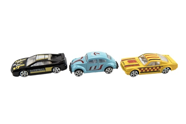 Various types of toy cars