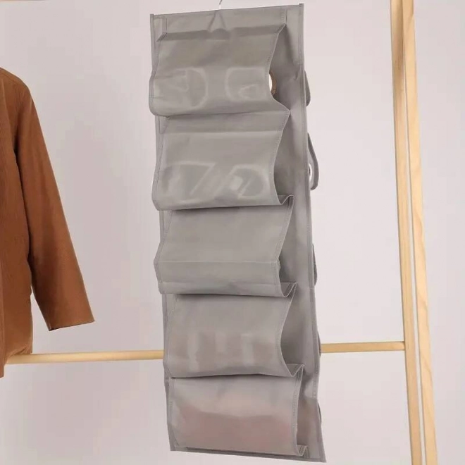 Hanging Shoe Organizer for Closet - Holds 12 Pairs