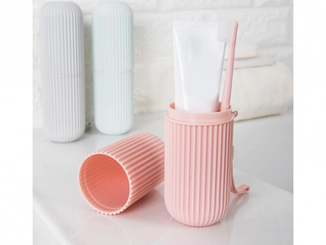 Travel Toothbrush and Toothpaste Case Organizer