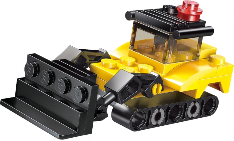 Realistische bouwbulldozer