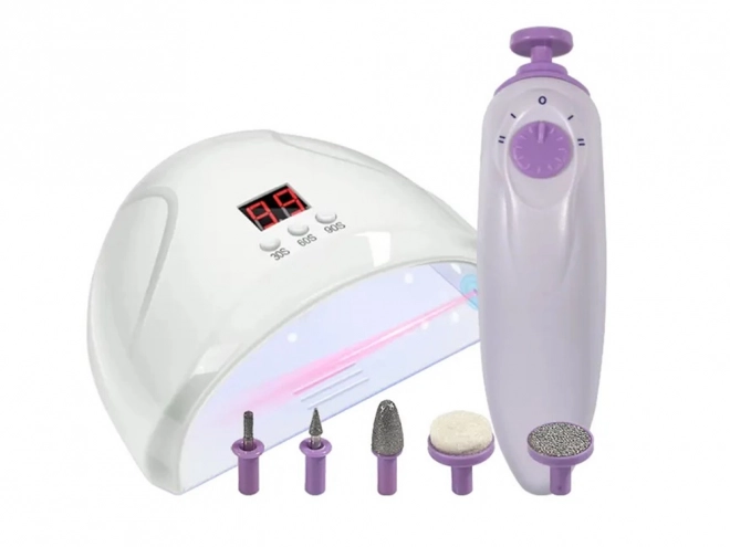 Set Manicure Lampada UV LED 12W e Fresa