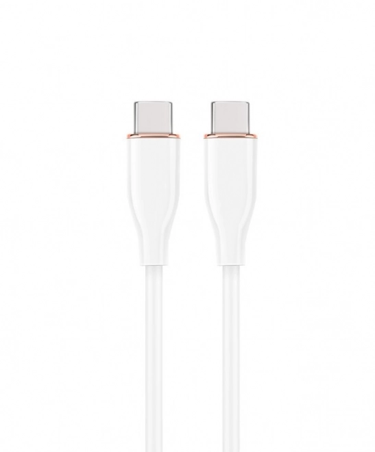 White USB C to USB C Cable 1.5M