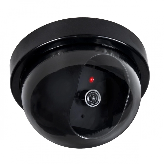 Realistic dome camera decoy with LED