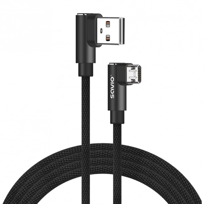 Cable with Double-Sided Connector USB Micro USB - USB A 1m