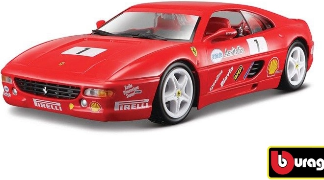 Metal model Ferrari F355 Challenge by Bburago in scale 1:24