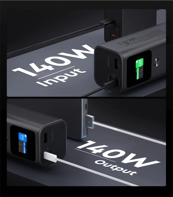 Powerbank Aukey PB-Y45 26800mAh 140W PD3.1 nero
