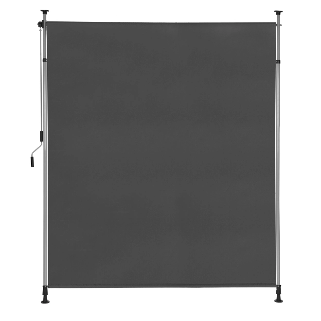 Folding Shaded Awning with Adjustable Height Anthracite MultiGarden