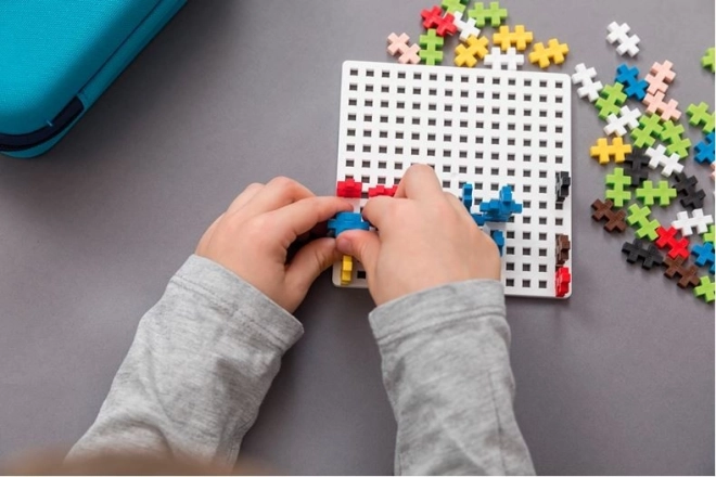 Set di costruzioni piccolo Plus Plus in valigetta