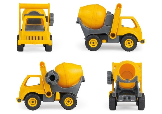 Rotating drum and safety lock
