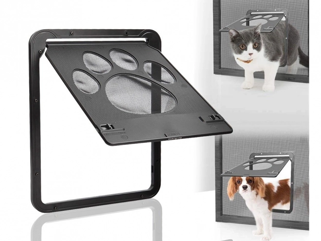 Multidirectional Pet Door for Cats and Dogs