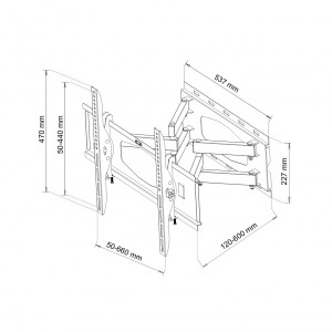 LCD TV Wall Mount for 32-80 inch