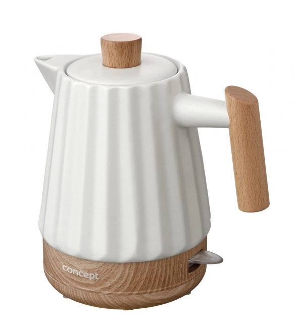 Ceramic Kettle 1.5L White