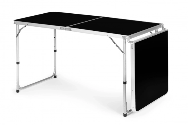 Tavolo da campeggio tavolo pieghevole campeggio piano nero 180 x 60 cm