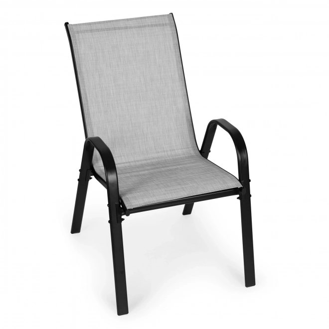 Set of 4 Light Gray Garden Chairs MultiGarden
