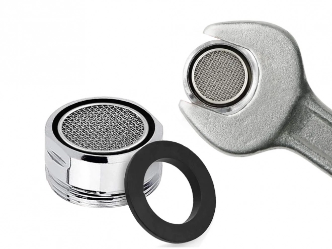 Chrome Plastic Faucet Aerator