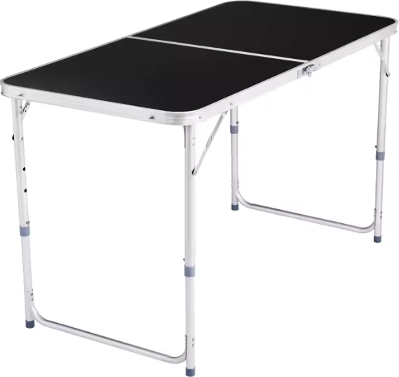 Faltbarer Campingtisch mit verstellbarer Höhe 120x60 cm