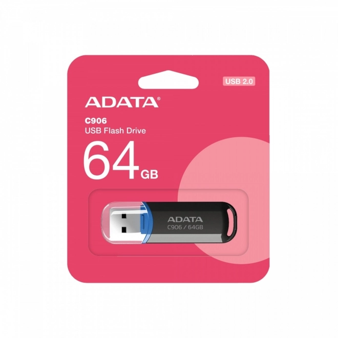 Pendrive ADATA C906 64GB USB 2.0 Black