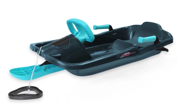 Ice Blue Steering Sled Skipper – Blue