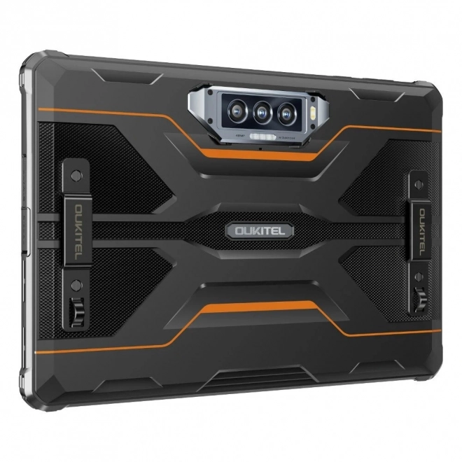 Rugged Orange Tablet with 256GB Storage