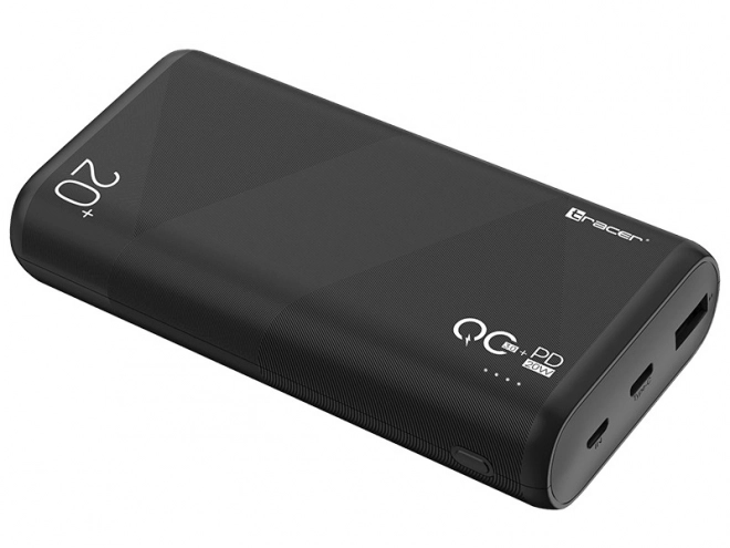 Power Bank Amos 20000mAh QC3.0-PD20W Black