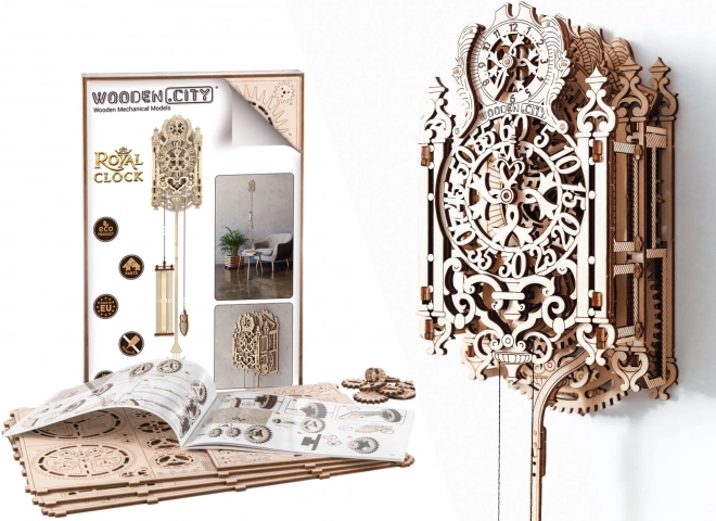 Puzzle 3D en bois Horloge Royale