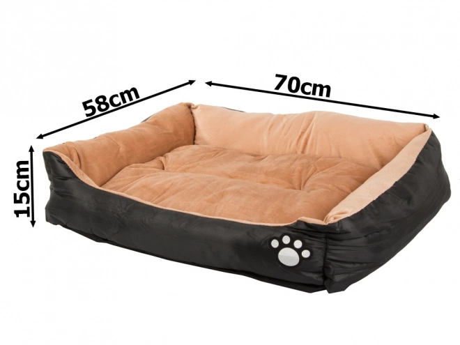 Plush Bed for Dogs and Cats with Comfortable Cushion