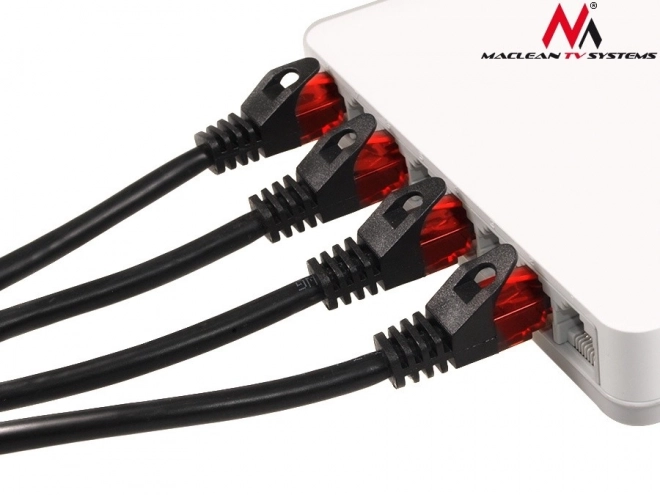High-Quality Black UTP CAT6 Patchcord Cable