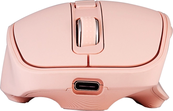 Mouse senza fili a batteria ricaricabile da 2,4 Ghz 6 pulsanti 2400DPI – Rosa