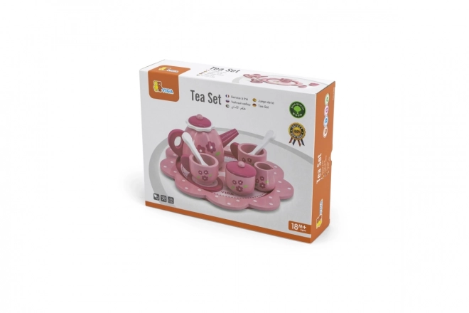 Set da tè e caffè per bambini Viga su vassoio