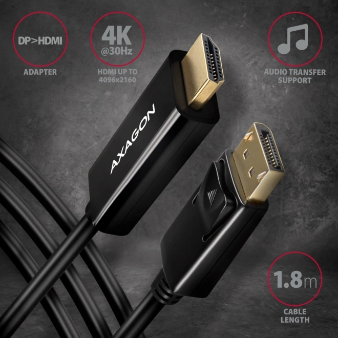 Active DisplayPort to HDMI Cable Adapter