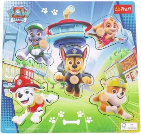 Wooden mini puzzle PAW Patrol – 5 pieces