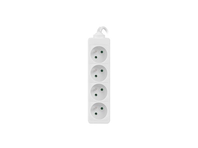 Power Strip with 1.5m Cord and 4 Sockets