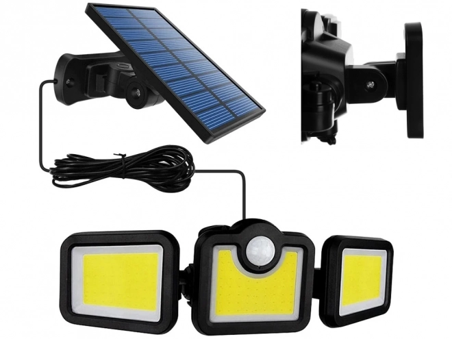 Solarlampe mit Bewegungsmelder und 171 LED für den Garten
